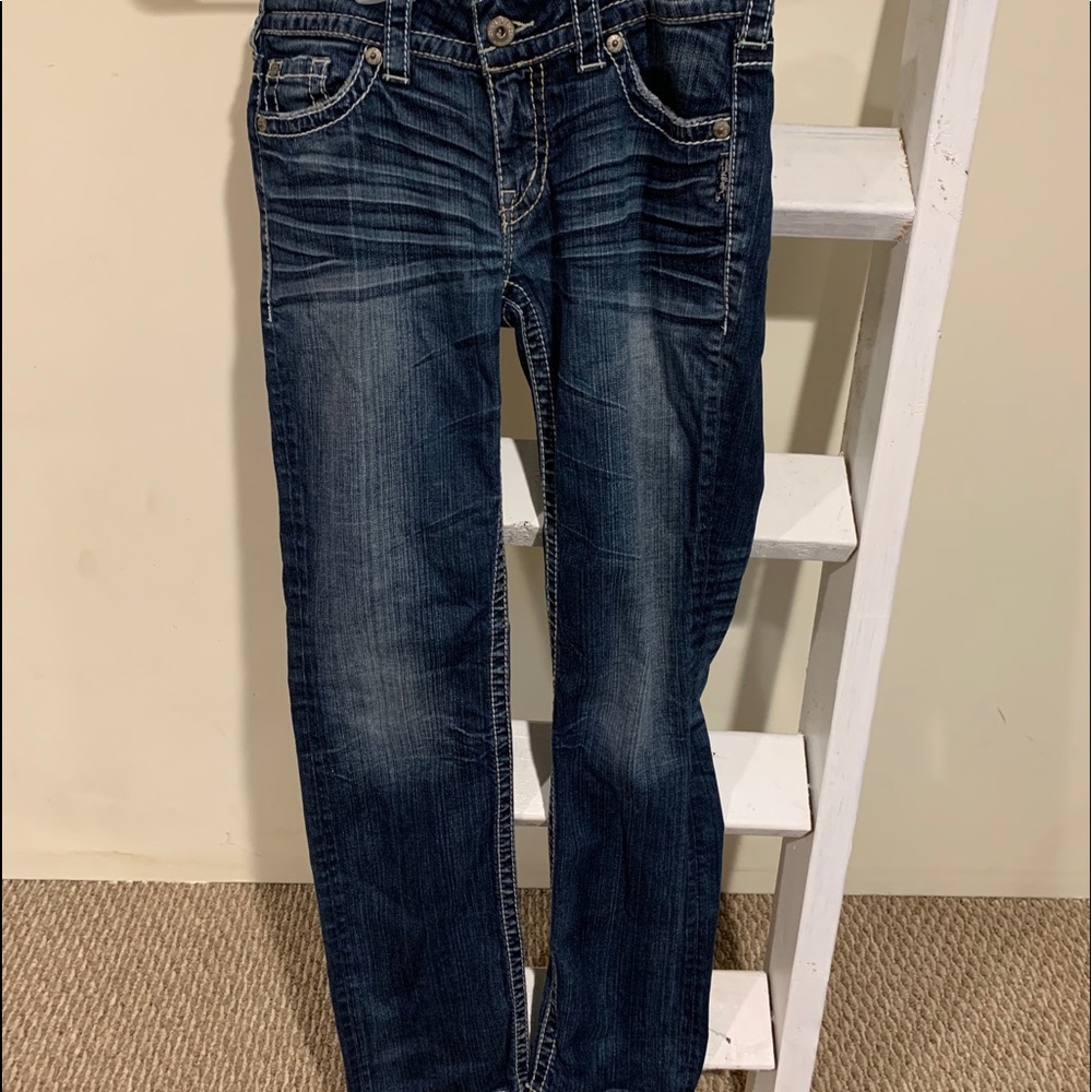 Silver jeans